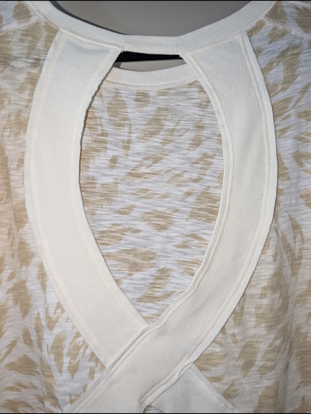 Free People Movement My Time Printed Tee In leopard Size Med - Picture 4 of 5